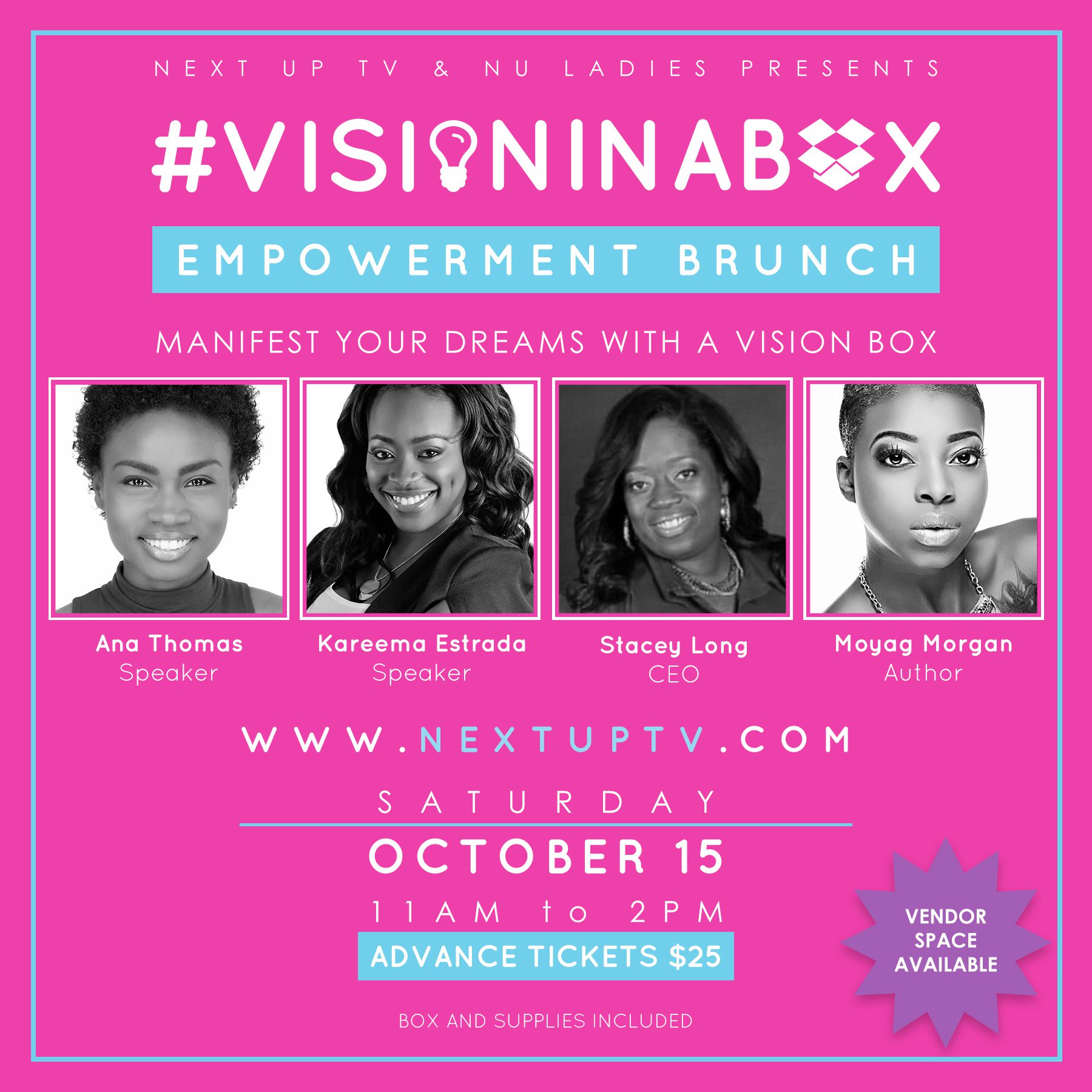 Vision in a Box Tickets